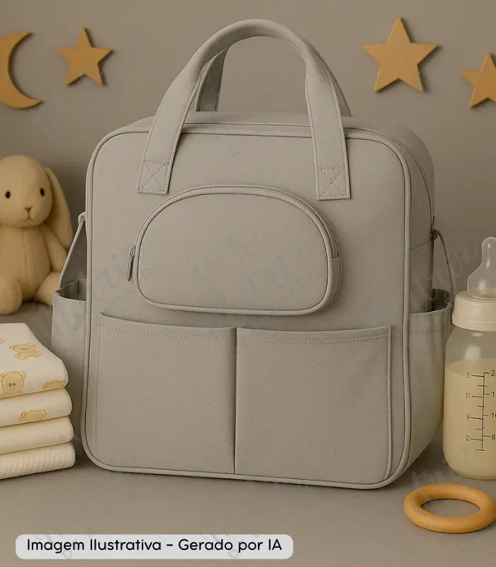 Bolsa Bebe Cinza