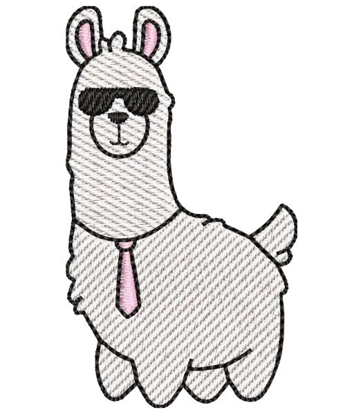 Matriz de Bordado Alpaca de Gravata