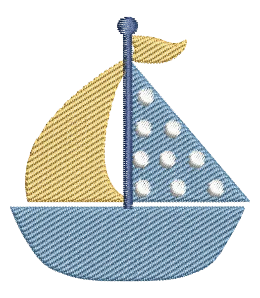 Matriz de Bordado Barquinho