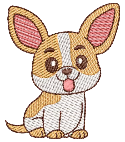 Matriz de Bordado Cachorro Chihuahua